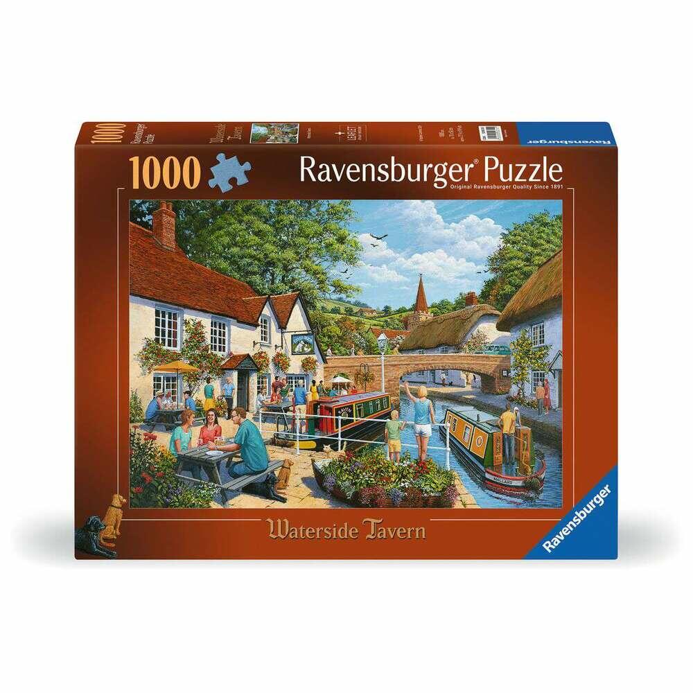 Ravensburger Waterside Tavern 1000 Piece Jigsaw Puzzle