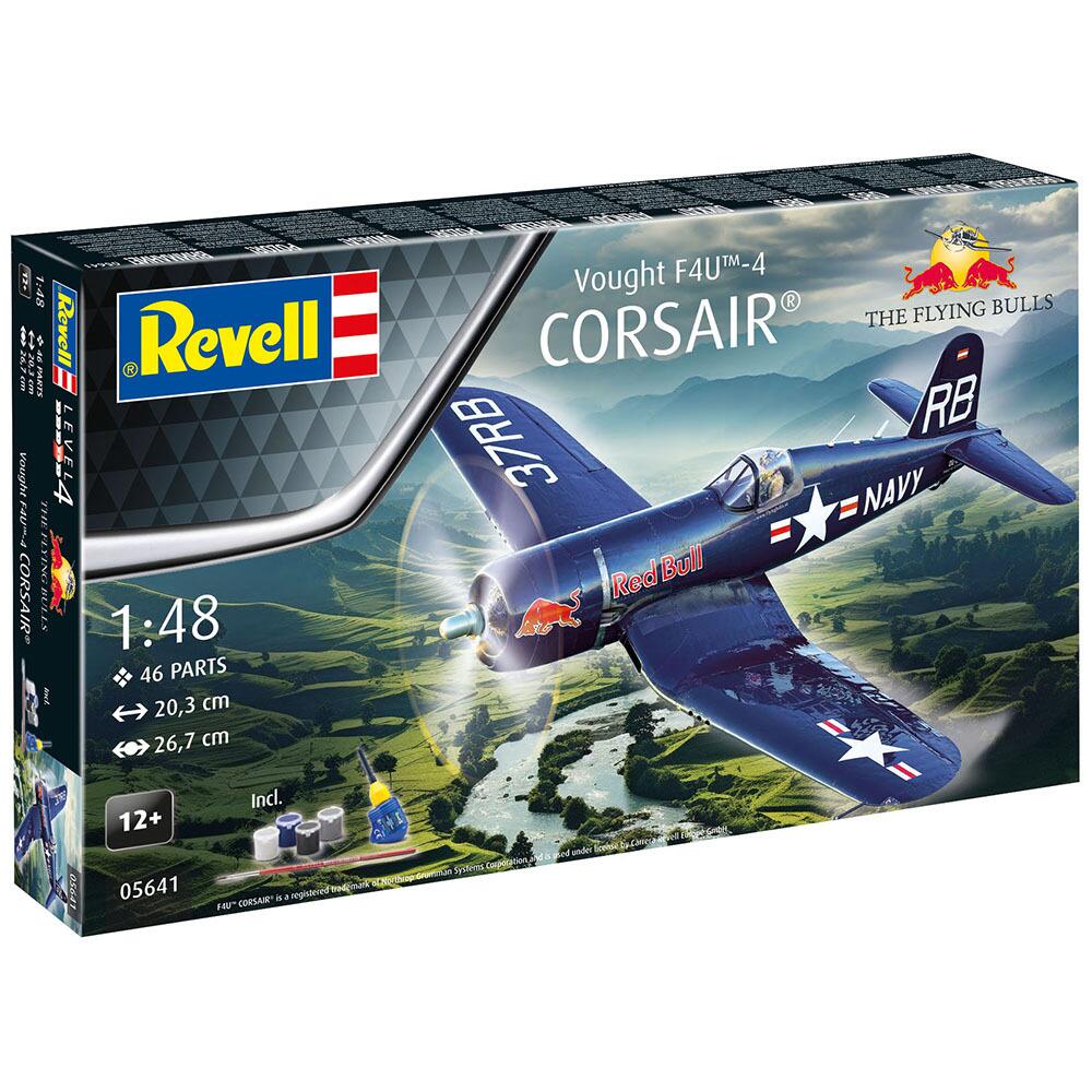 Revell Flying Bulls Vought F4U-4 Corsair Model Kit Scale 1:48 05641