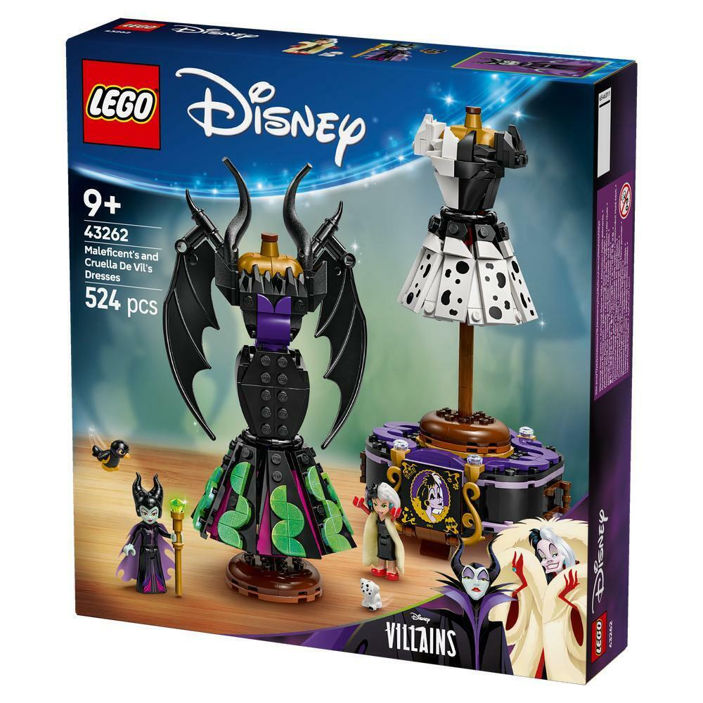 LEGO Disney Villains Maleficent’s and Cruella De Vil’s Dresses 6526240