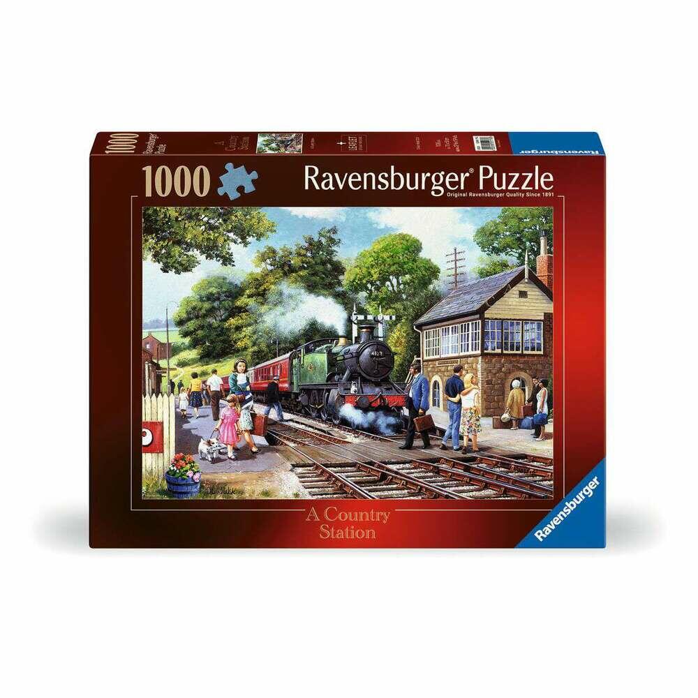 Ravensburger A Country Station 1000 Piece Jigsaw Puzzle 12001179