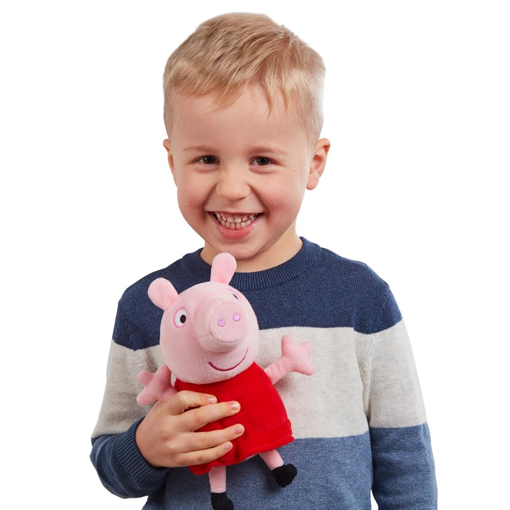 Peppa Pig Giggle 'n Snort Plush Doll, 7.5 Inch, Interactive Stuffed Animal  with Sound Effects, Kids Easter Toys, Preschool Gifts, or Basket Stuffers