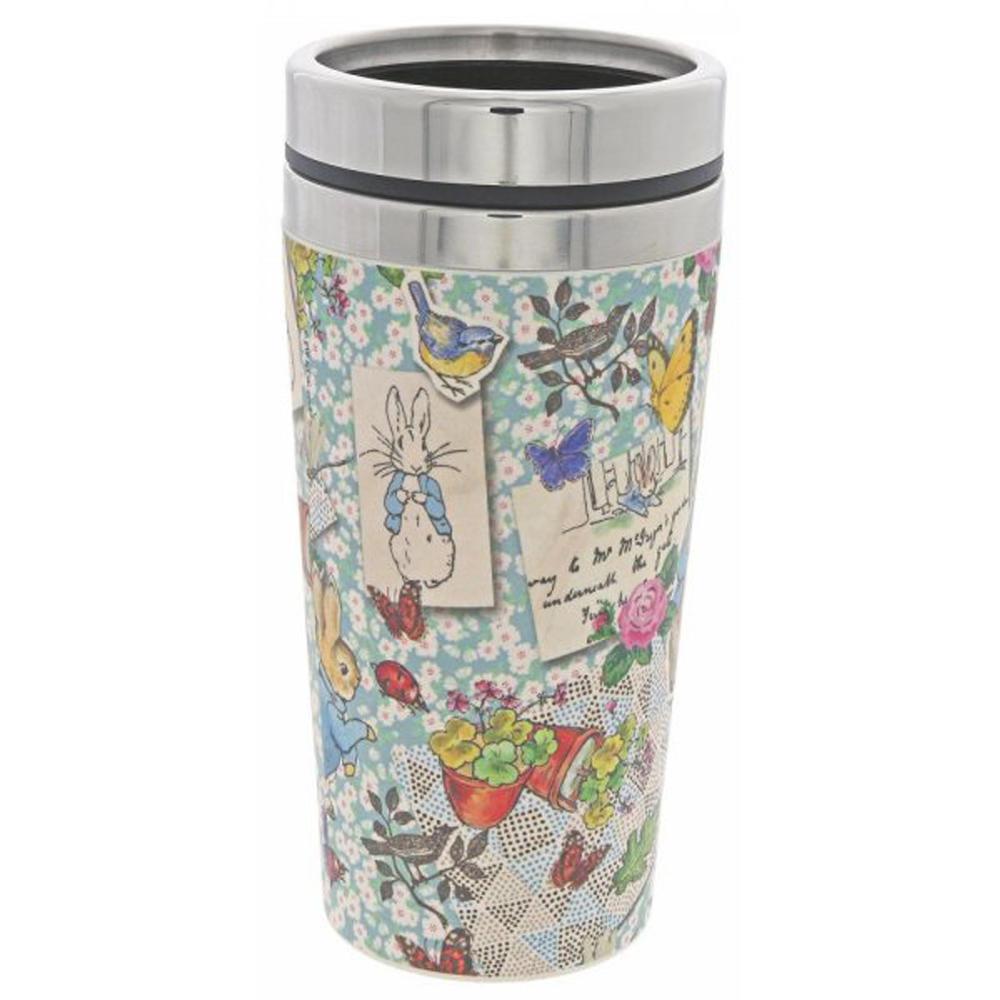 Beatrix Potter Peter Rabbit Stainless Steel Bamboo Wrap Travel Mug