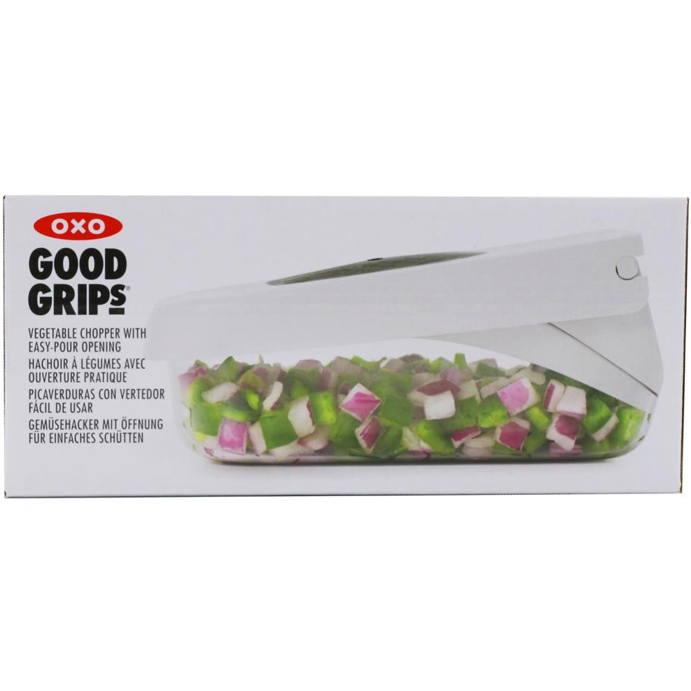  OXO Good Grips Vegetable and Onion Chopper with Easy Pour  Opening White: Home & Kitchen
