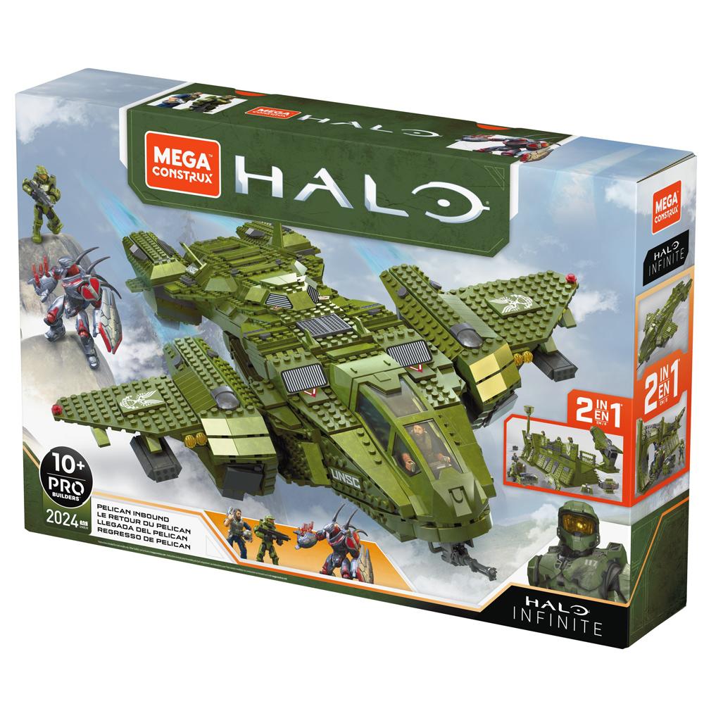 Mega Construx HALO Infinite Pelican Inbound Buildable 2-in-1 Playset