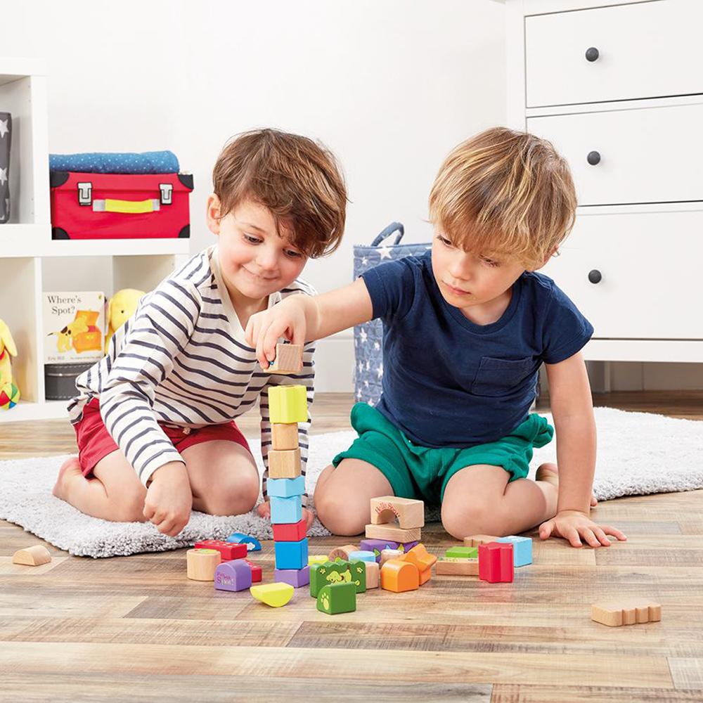 Fun With Spot! Wooden Building Blocks