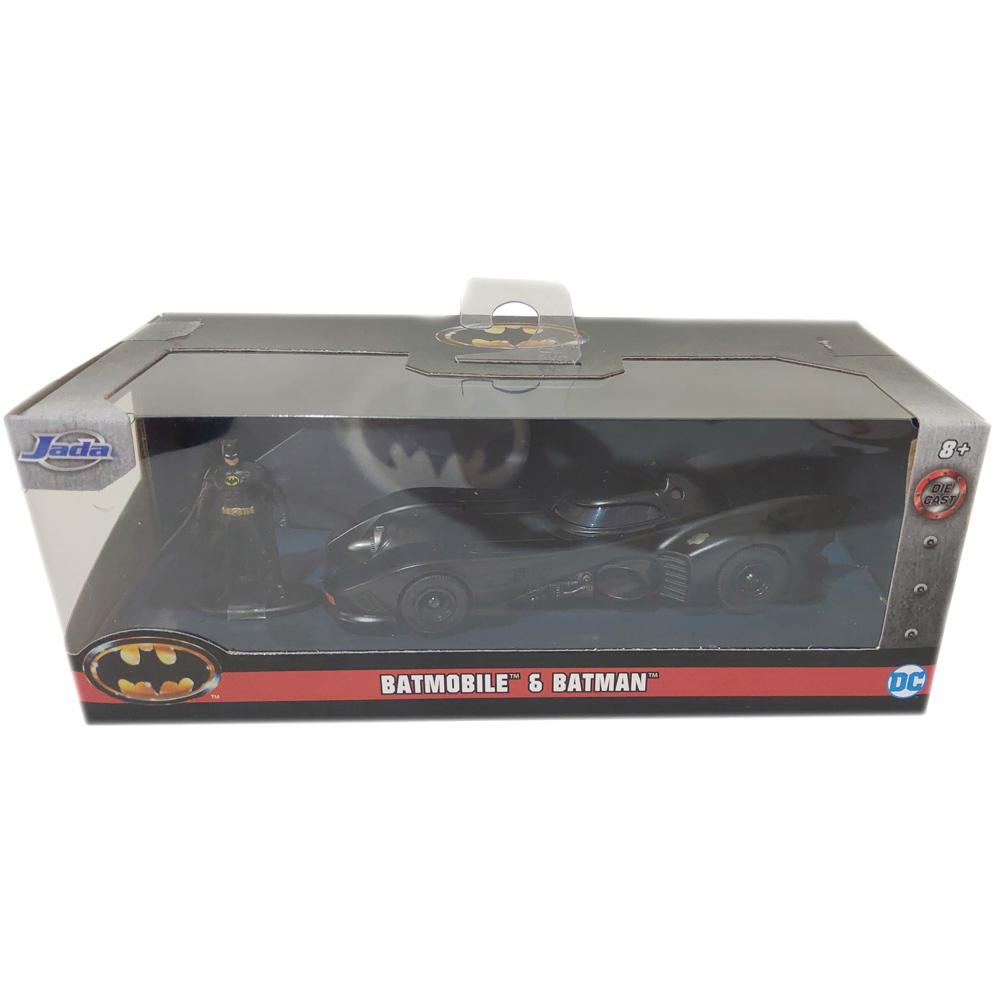 Jada Toys 1989 Batmobile & Batman Die-Cast Vehicle & Figure Model (Scale  1:32)