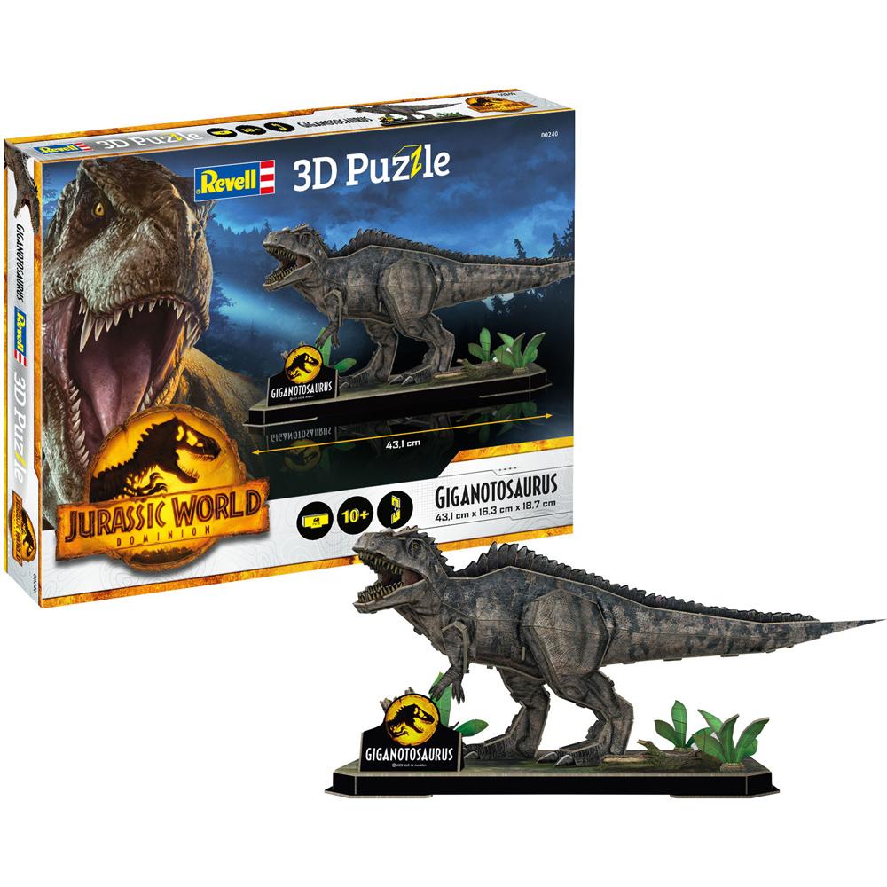 Revell Jurassic World Dominion Giganotosaurus 3D Puzzle for Ages 10+ 00240