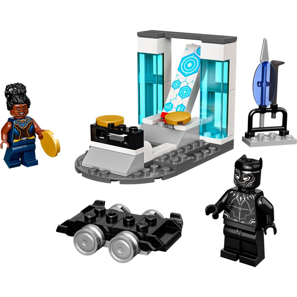 View 2 LEGO Marvel Black Panther Wakanda Forever Shuri's Lab 58 Piece Set 76212 76212