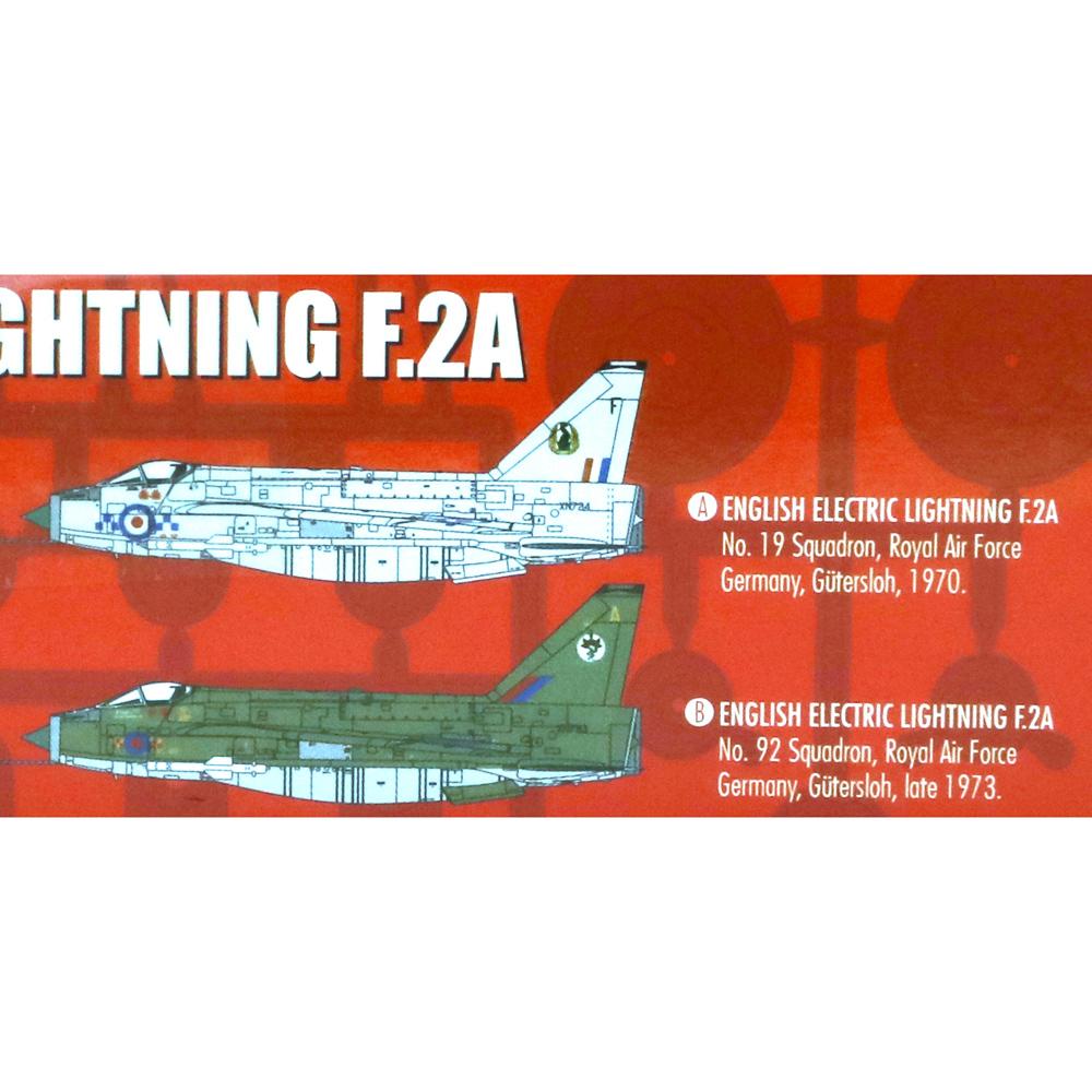 View 3 Airfix English Electric Lightning F 2A Military Aircraft Model Kit Scale 1/72 A04054A