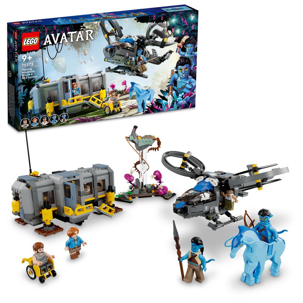LEGO Avatar Floating Mountains Site 26 and RDA Samson 887 Piece Set 75573 Age 9+ 75573