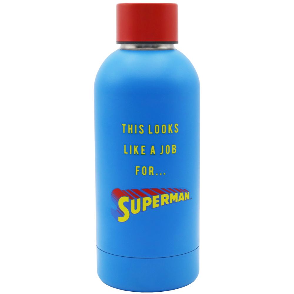 View 2 DC Comics Superman This Looks Like A Job For 400ml Water Bottle Double Walled WTRBSM02