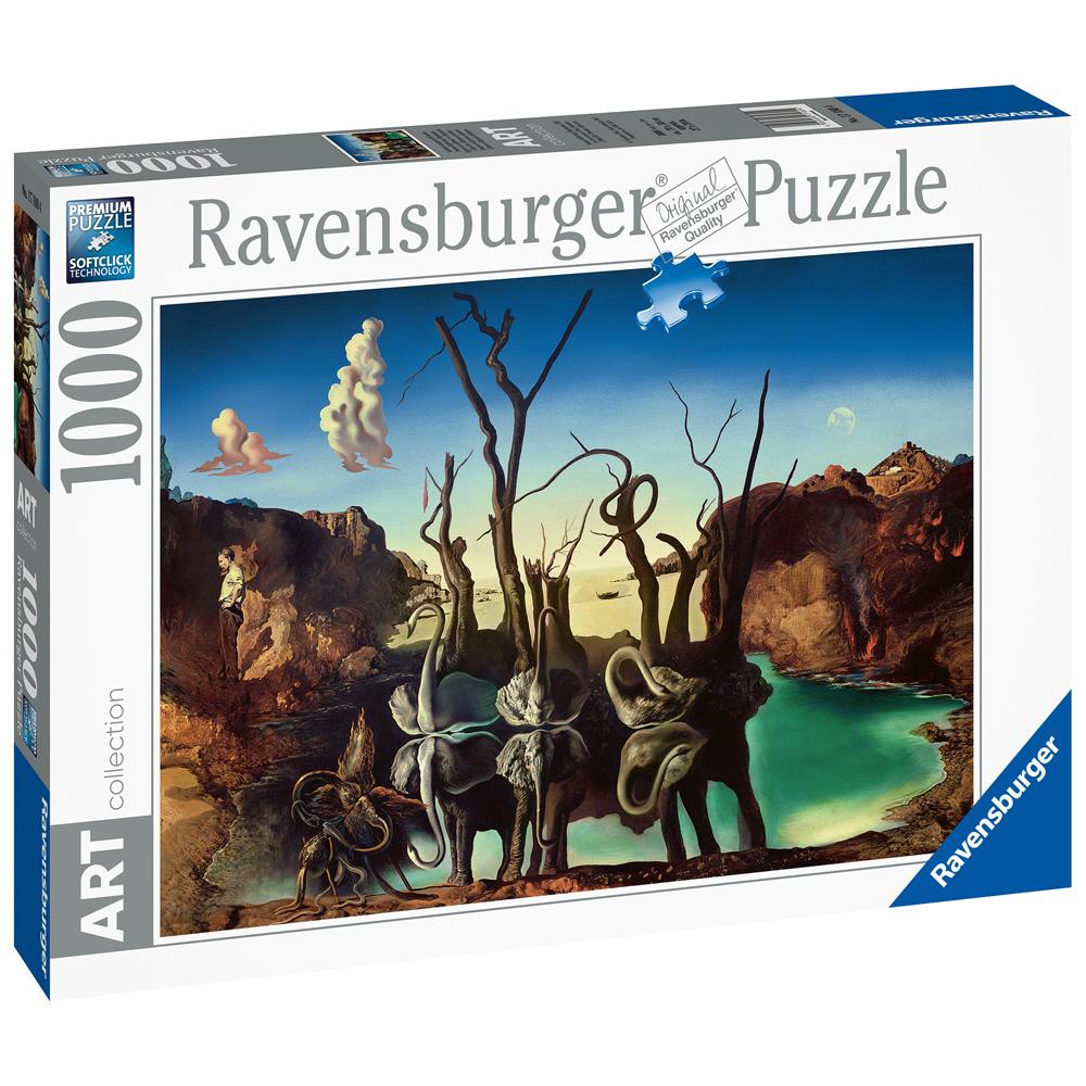 Ravensburger Art Salvador Dali Swans Reflecting Elephants Jigsaw 1000 Piece 17180