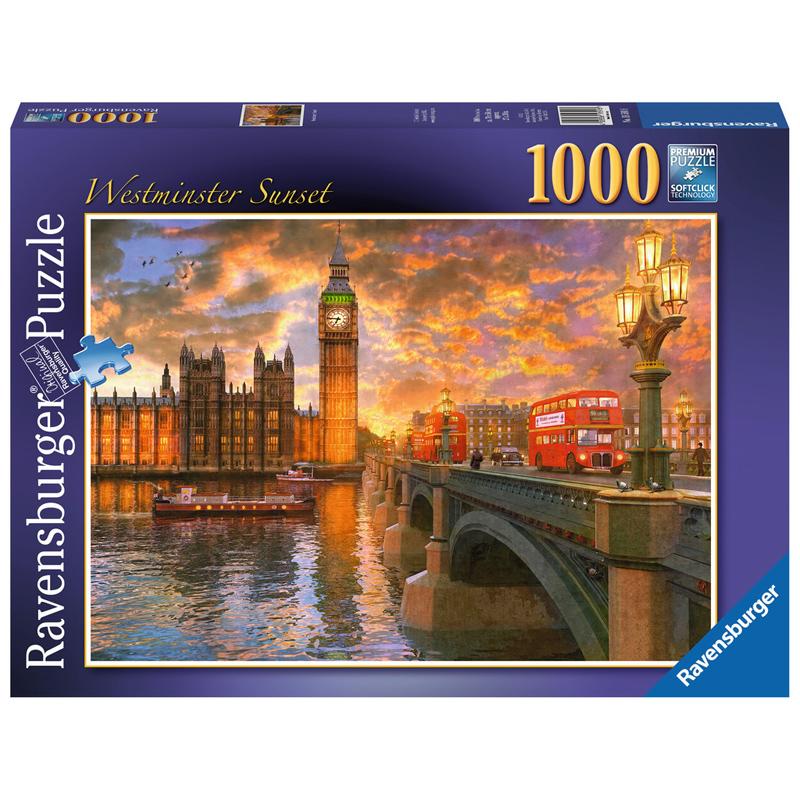 Ravensburger Westminster Sunset 1000 Piece Jigsaw Puzzle 19591