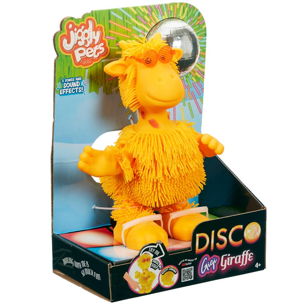 Jiggly Pets Gigi the Disco Giraffe Dancing Electronic Pet Toy for Ages 4+ JP011