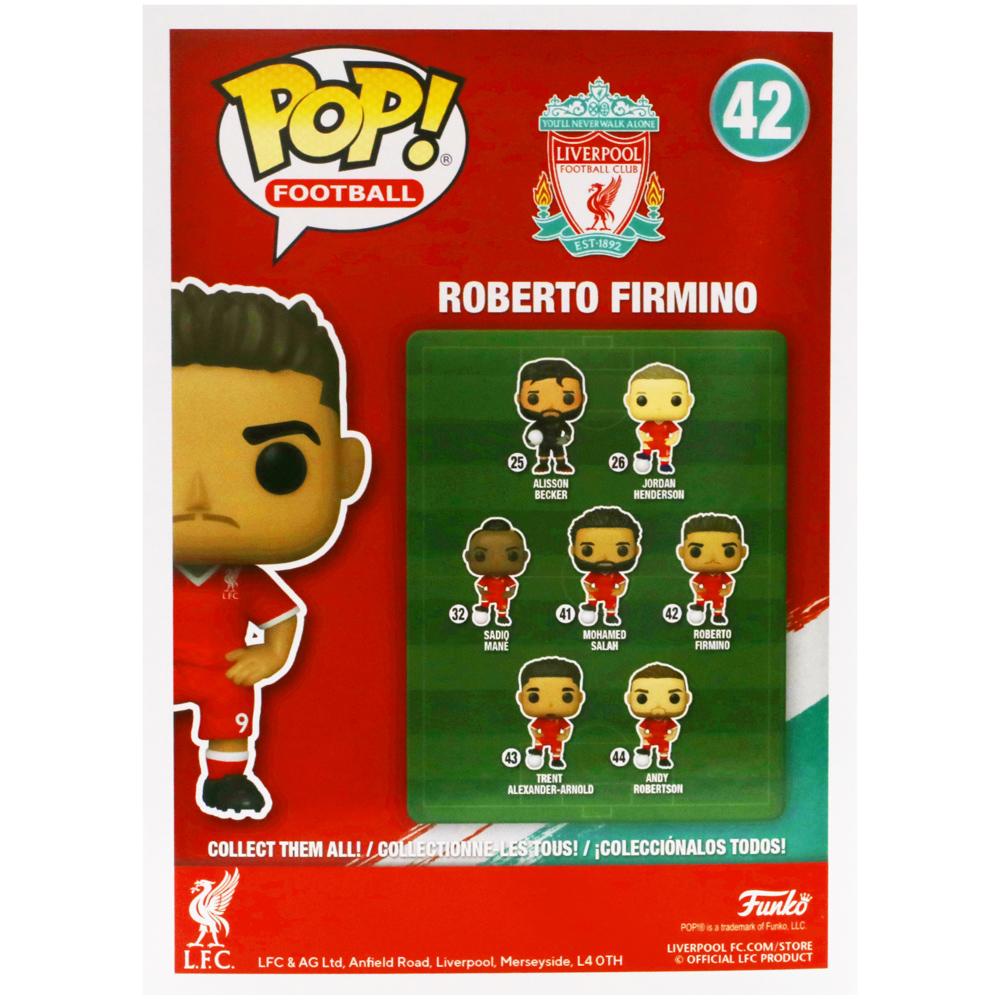View 5 Funko POP! Football Roberto Firmino Liverpool Player Vinyl Figure #42 52174