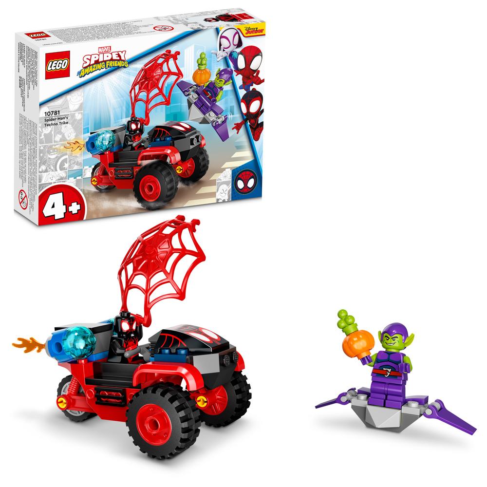 LEGO Marvel Spidey Miles Morales Spider Man Techno Trike Set 10781 Ages 4+ 10781