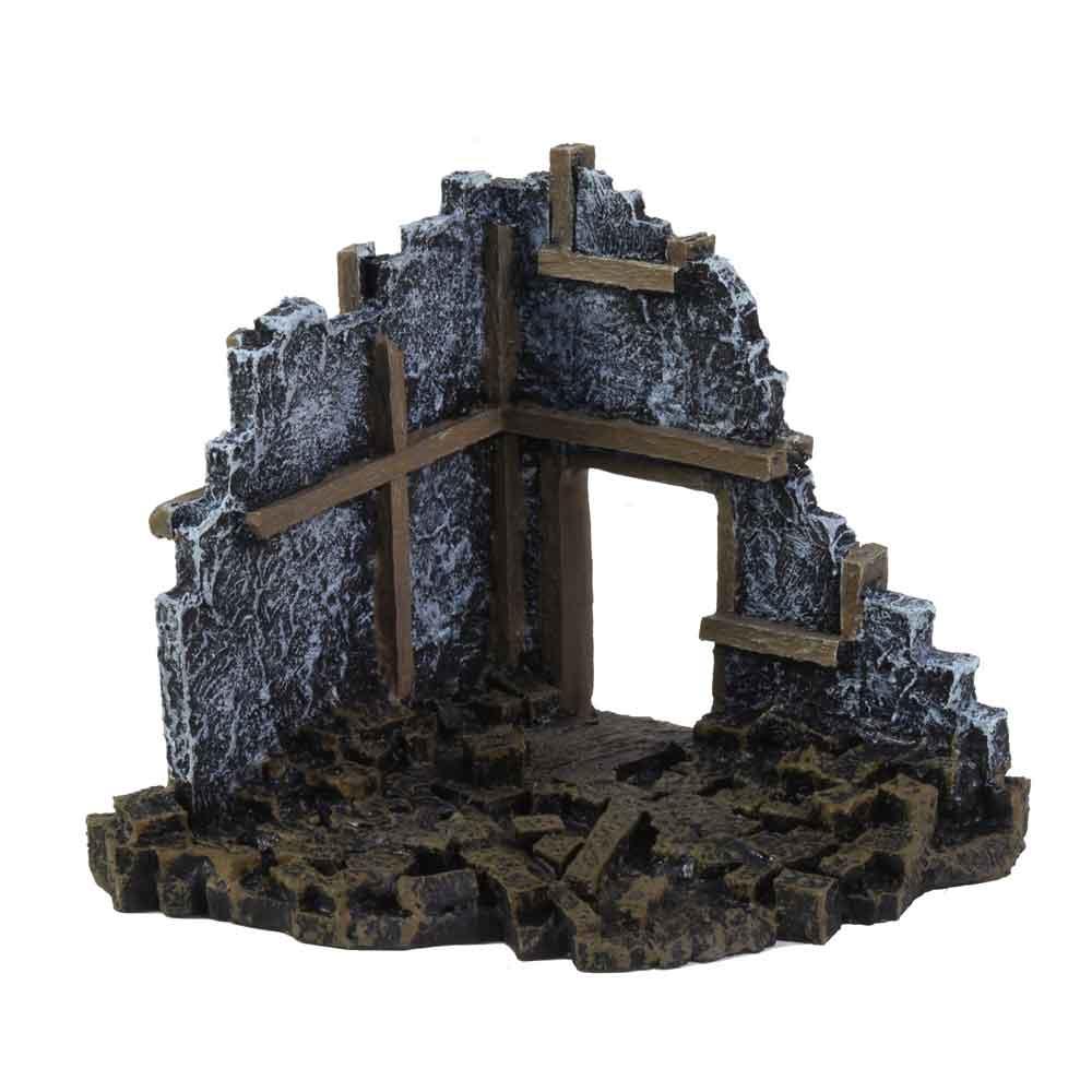 Conflix Building Corner Ruins Wargame Diorama Scenery Set Polystone Model PKCX6814