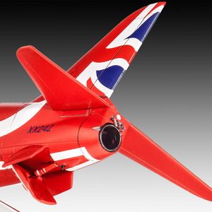 View 5 Revell BAe Hawk T.1 RAF Red Arrows Military Plane Plastic MODEL SET Scale 1:72 64921