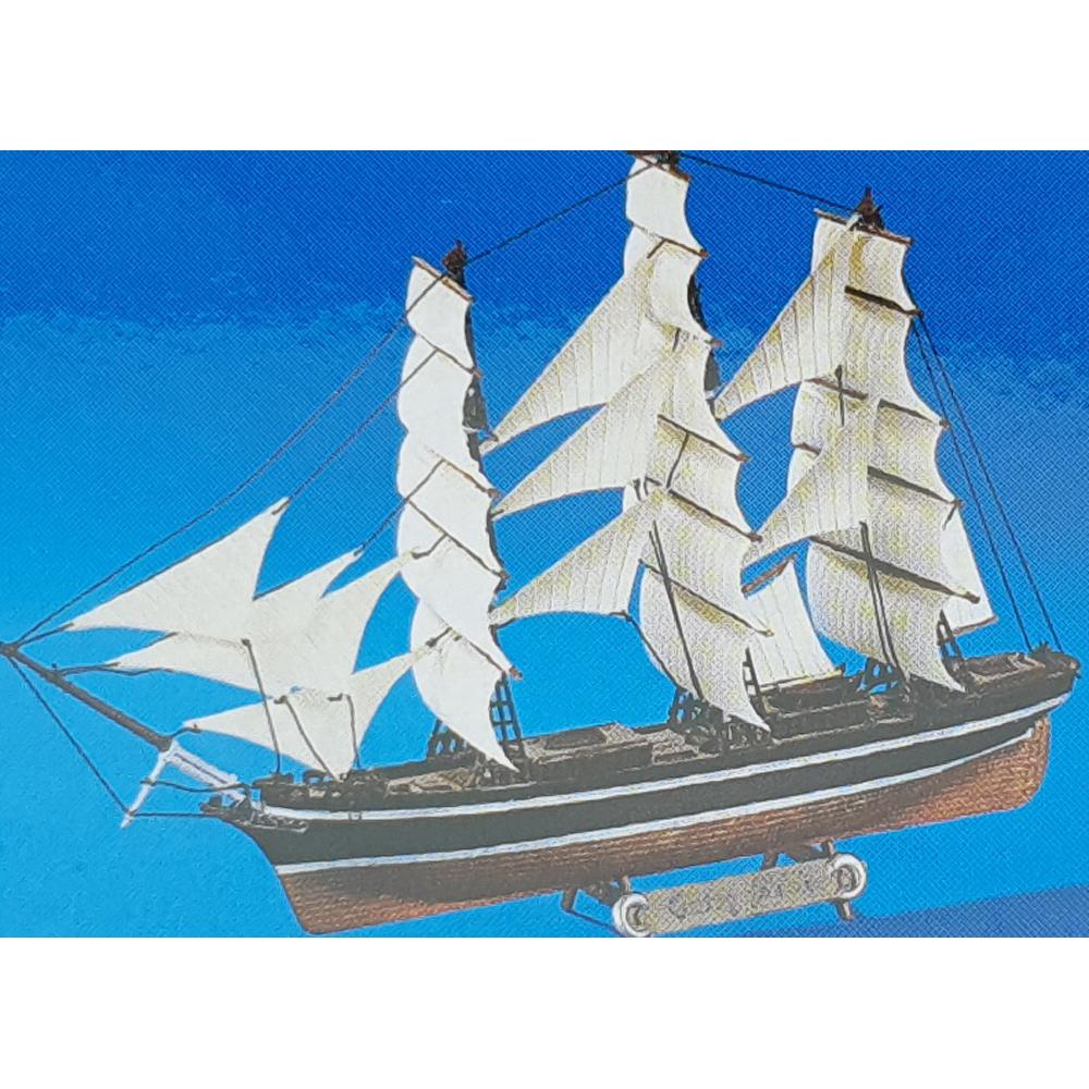 View 4 Academy Cutty Sark Clipper Ship Model Kit Scale 1:350 14110