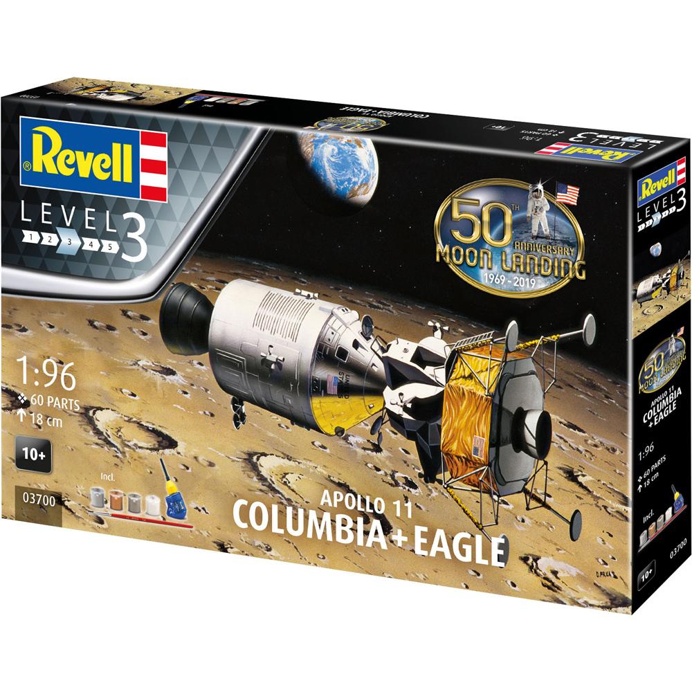Revell Apollo 11 50th Anniversary Columbia & Eagle Model Kit Scale 1:96 03700