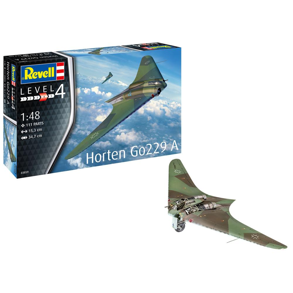Revell Horten Go229 A Bomber Model Kit (Level 4) (Scale 1:48) 03859