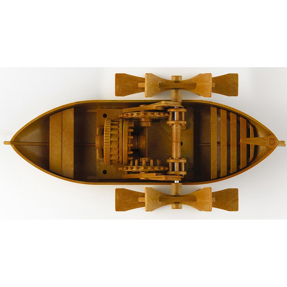 View 3 Academy Da Vinci Series Paddleboat Model Kit 18130