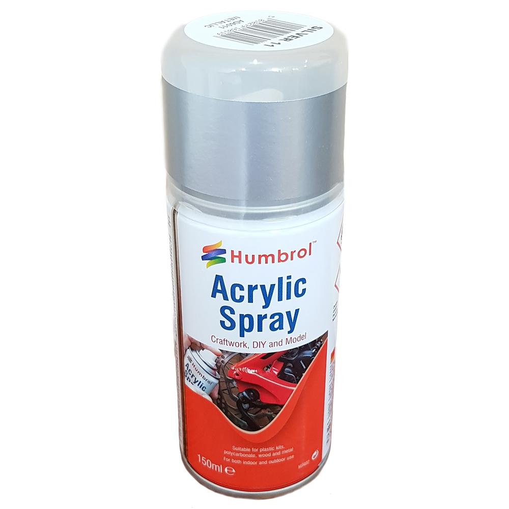 Humbrol METALLIC Spray Paint No.11 Silver AD6011