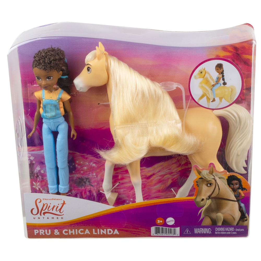Dreamworks Spirit Untamed Doll & Horse PRU & CHICA LINDA GXF22