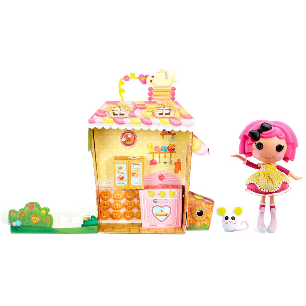 View 5 Lalaloopsy CRUMBS SUGAR COOKIE 13-Inch Doll with Pet Mouse 576884EUC
