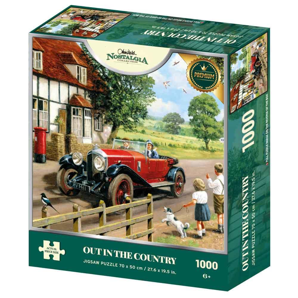 Kidicraft Out In The Country Kevin Walsh Nostalgia 1000 Piece Jigsaw Puzzle 33013