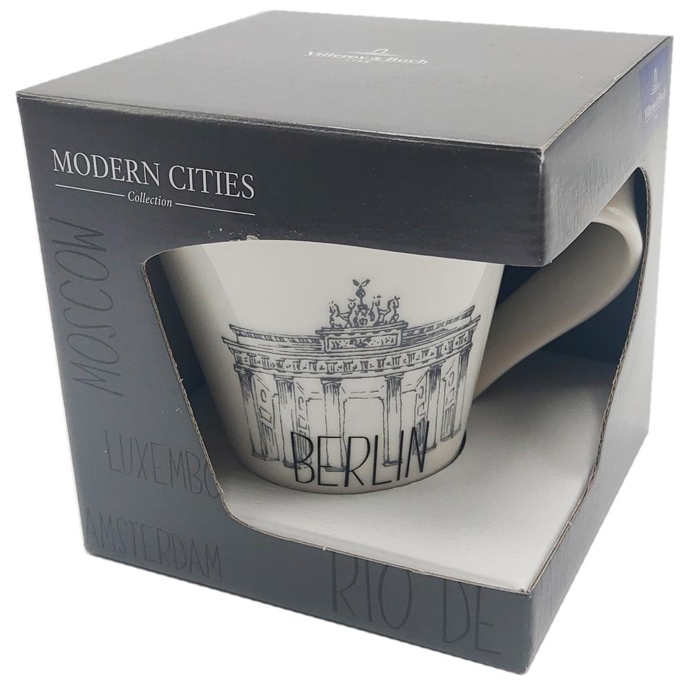 View 2 Villeroy & Boch Modern Cities Collection BERLIN 310ml Porcelain Mug BOXED 10-1628-5100