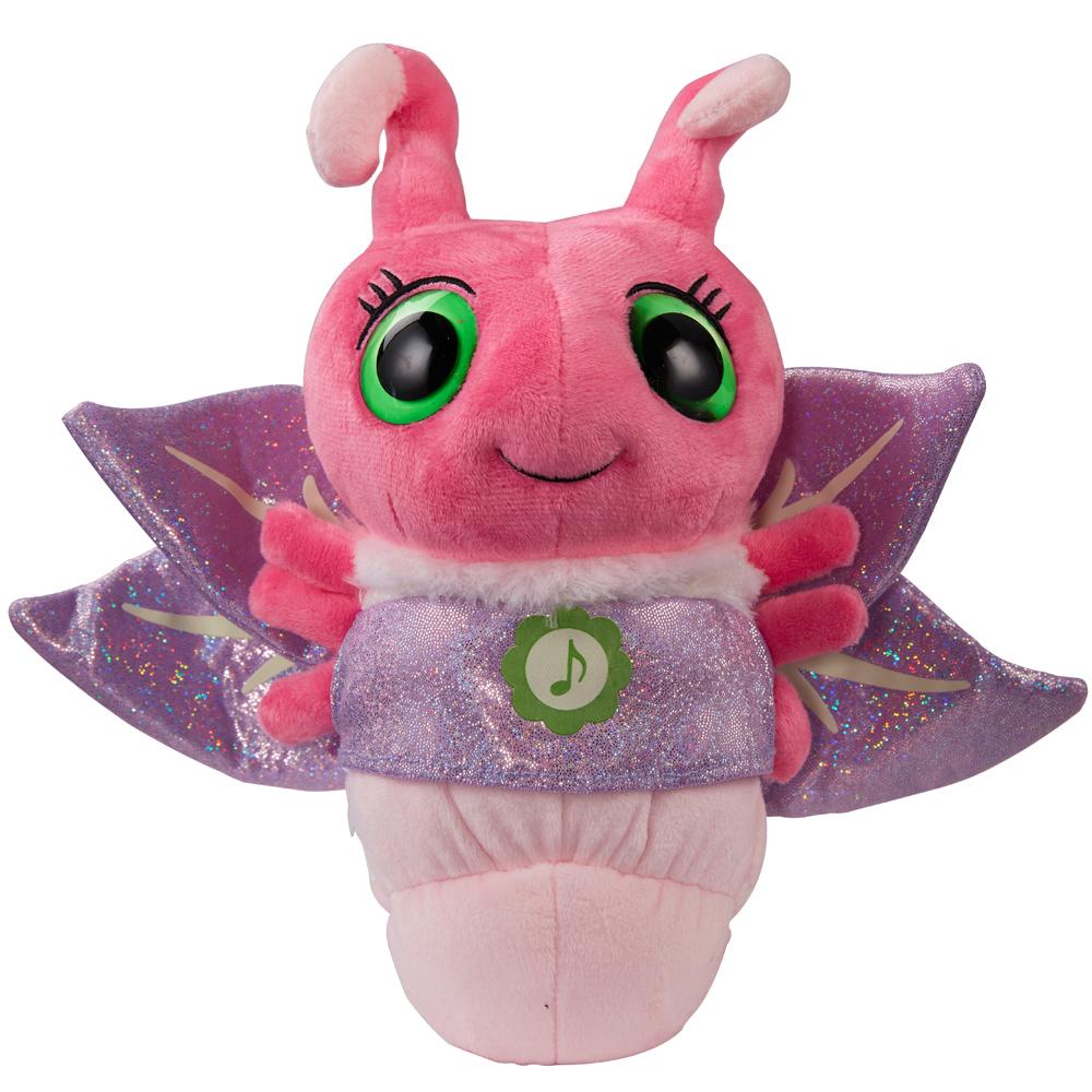 View 2 Glowies Firefly Sleeping Companion Soft Toy with Lights and Sounds in Pink GW001