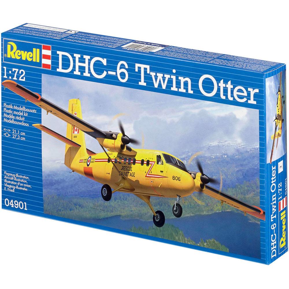 Revell DHC-6 Twin Otter Canadian Rescue Aircraft Plastic Model Kit 1/72 Scale R04901