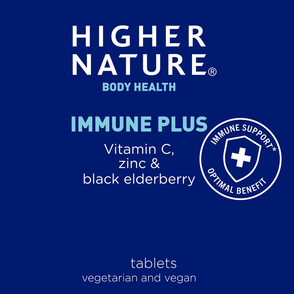 View 4 Higher Nature Immune Plus 90 TABLETS HNQIM090