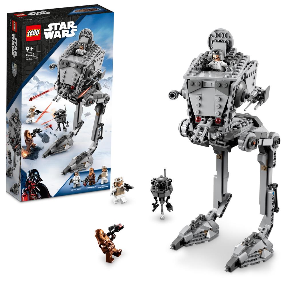 LEGO Star Wars Hoth AT ST Construction Set 586 Piece for Ages 9+ 75322