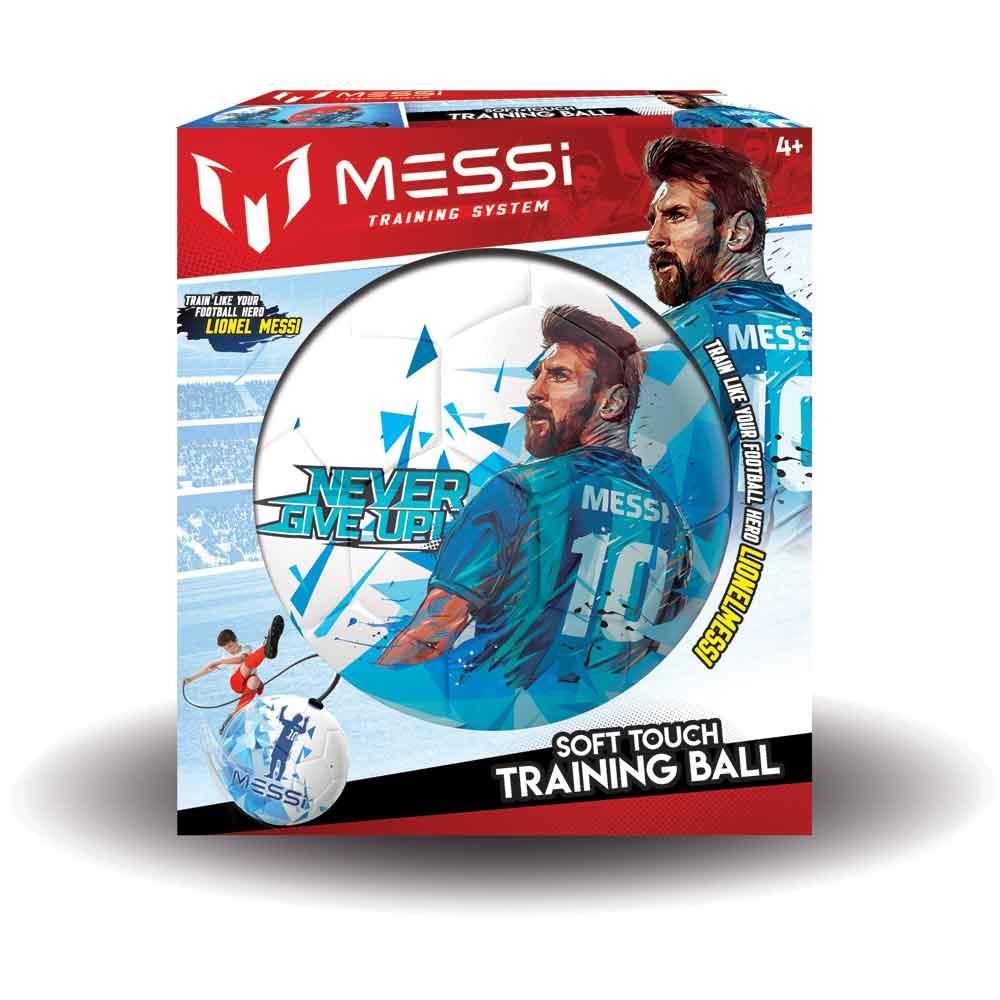 Messi Training System Soft Touch Football Size 2 with Cord in White MET40100