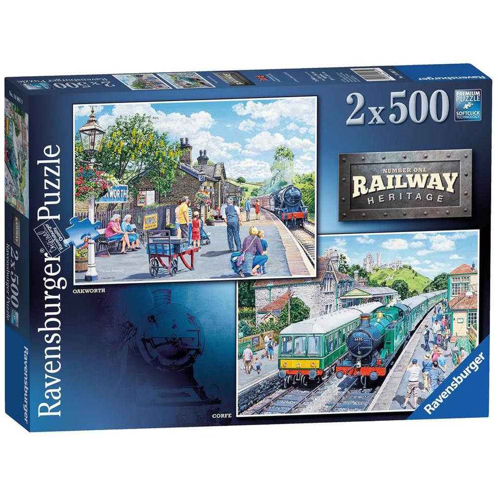 Ravensburger Railway Heritage No.1 Oakworth & Corfe 500 Piece Jigsaw Puzzles 14061