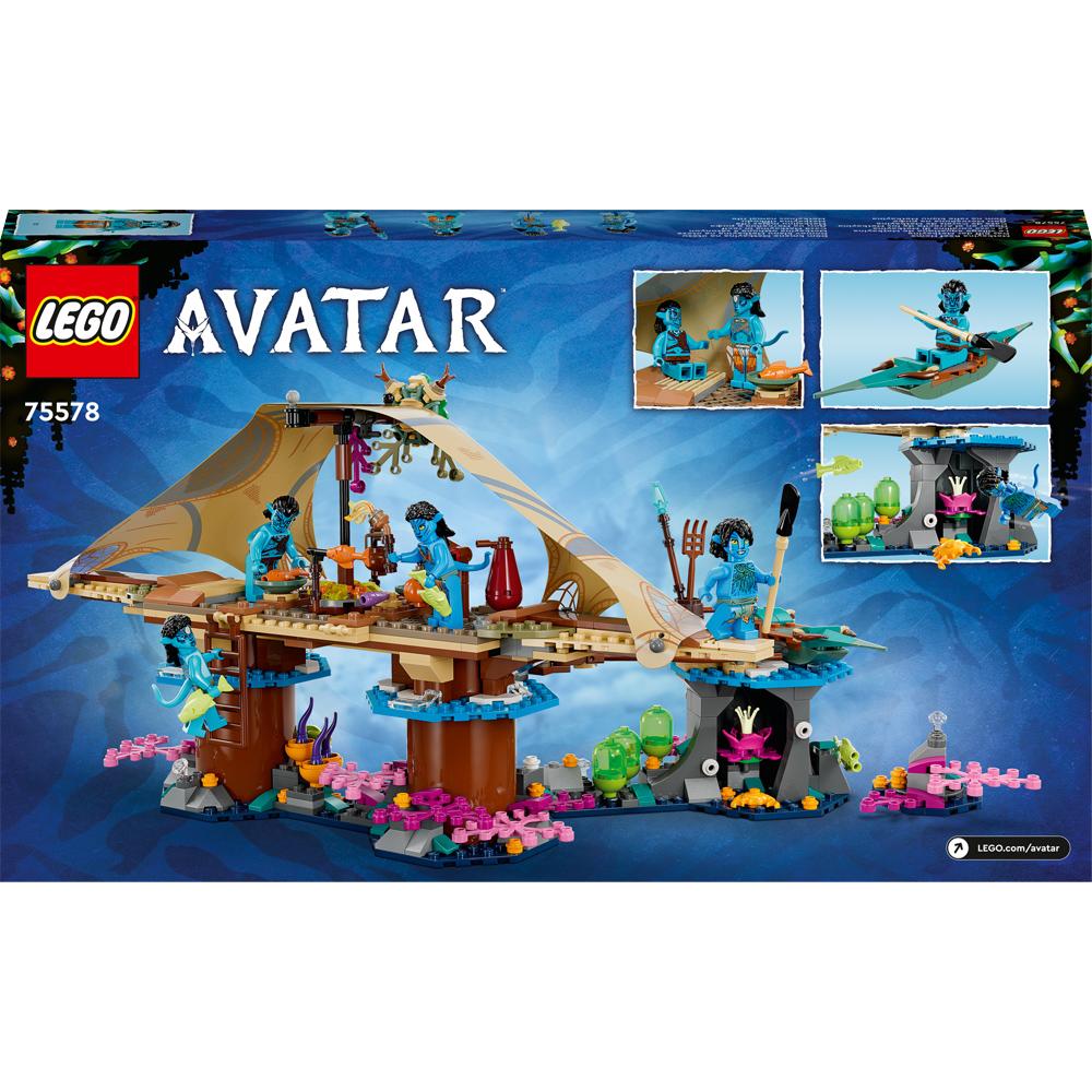 View 4 LEGO AVATAR Metkayina Reef Home Building Set Toy 528 Piece for Ages 9+ 75578