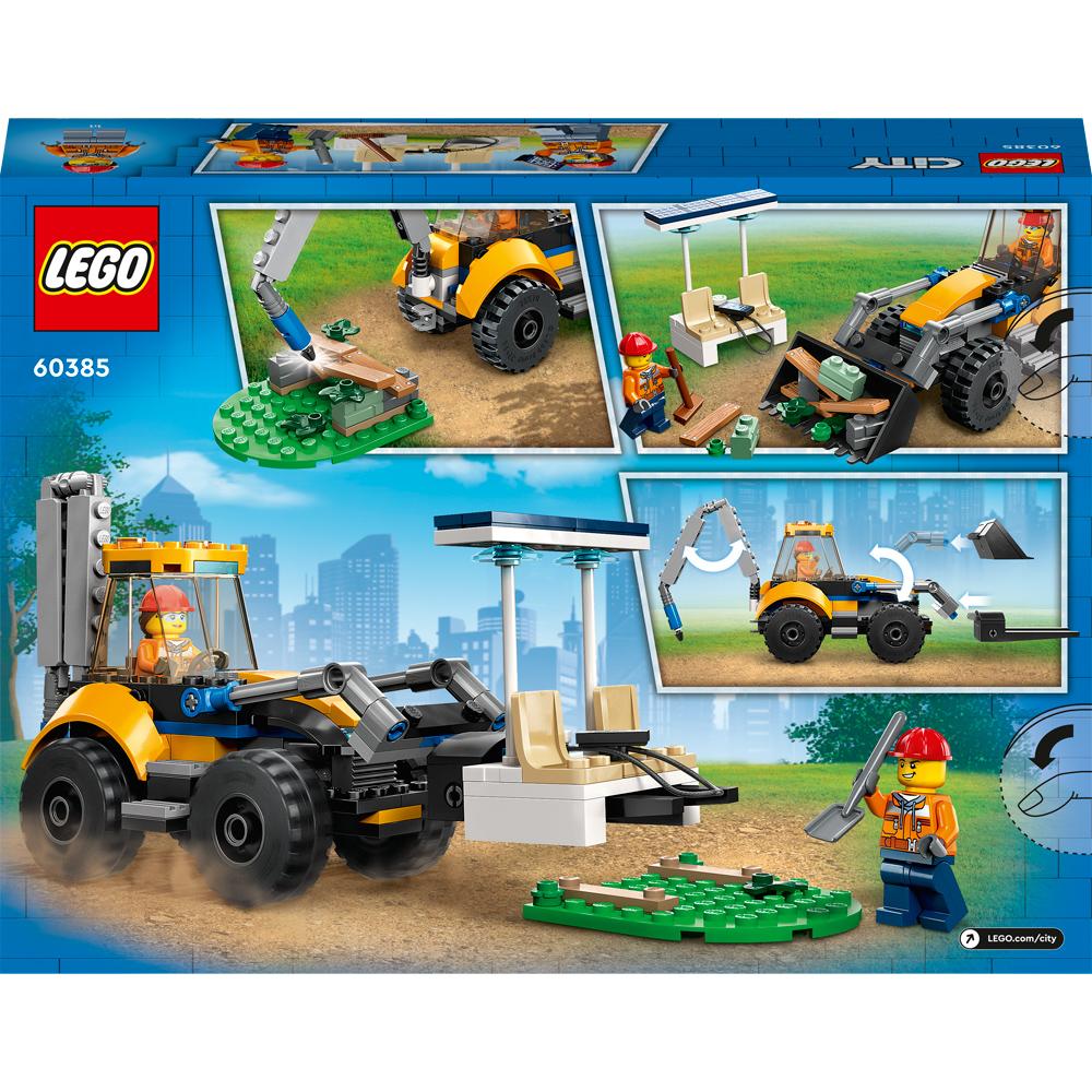 View 4 LEGO City Construction Digger Building Set Toy 148 Piece for Ages 5+ 60385