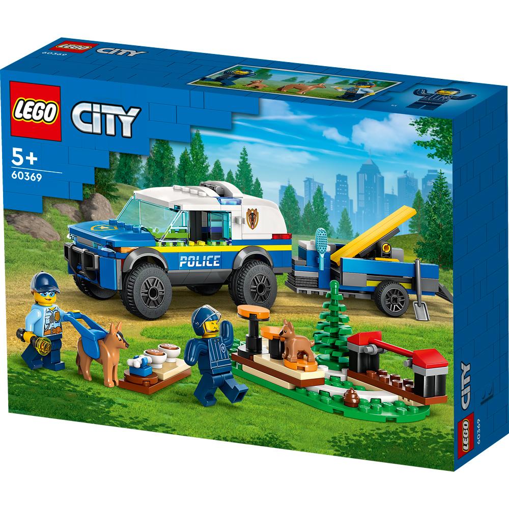 LEGO City Mobile Police Dog Training Building Set Toy 197 Piece for Ages 5+ 60369