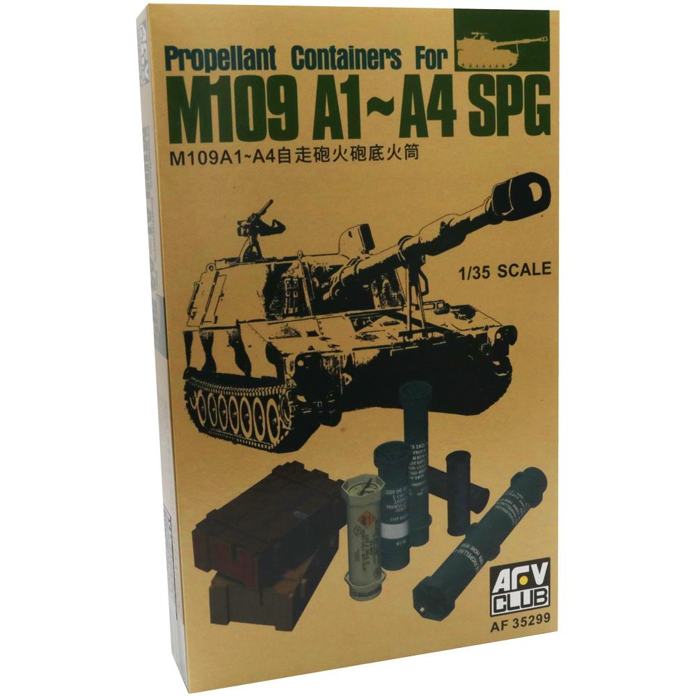 AFV Club Propellant Containers for M109 Howitzer Model Add-On Kit Scale 1:35 AF35299