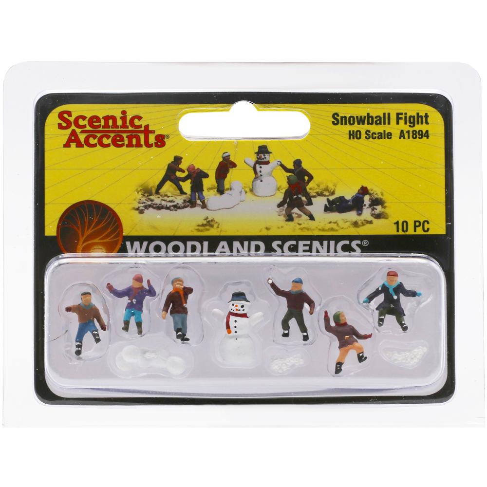 Woodland Scenics Figure In Scala HO – Set Casual People (A1874), 6 Personaggi (4 Uomini, 2 Donne) Per Diorami E Plastici Ferroviari