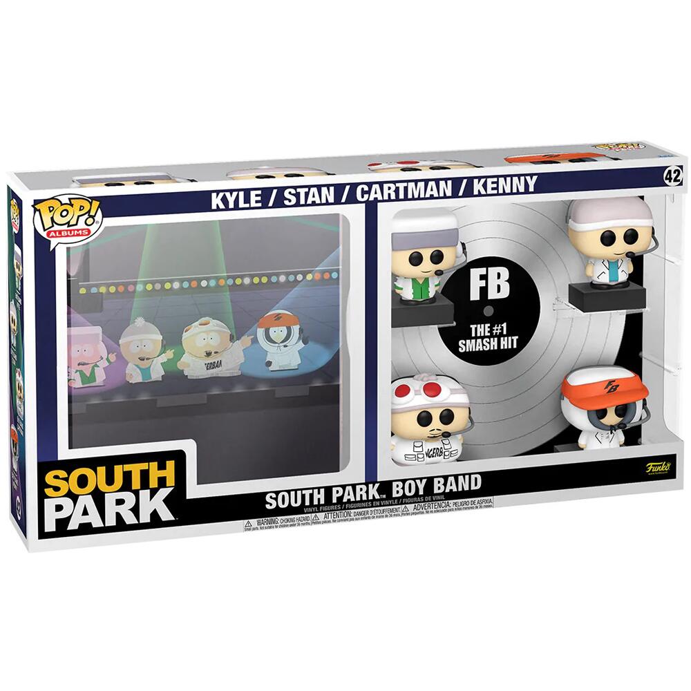 Funko POP! Albums South Park Boy Band Cartman Kenny Stan Kyle Vinyl Figure Set #42 65753