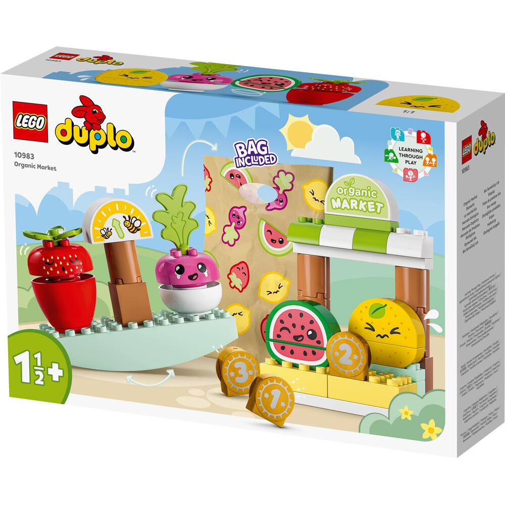 LEGO DUPLO Organic Market Building Set Toy for Ages 1½ Years 10983