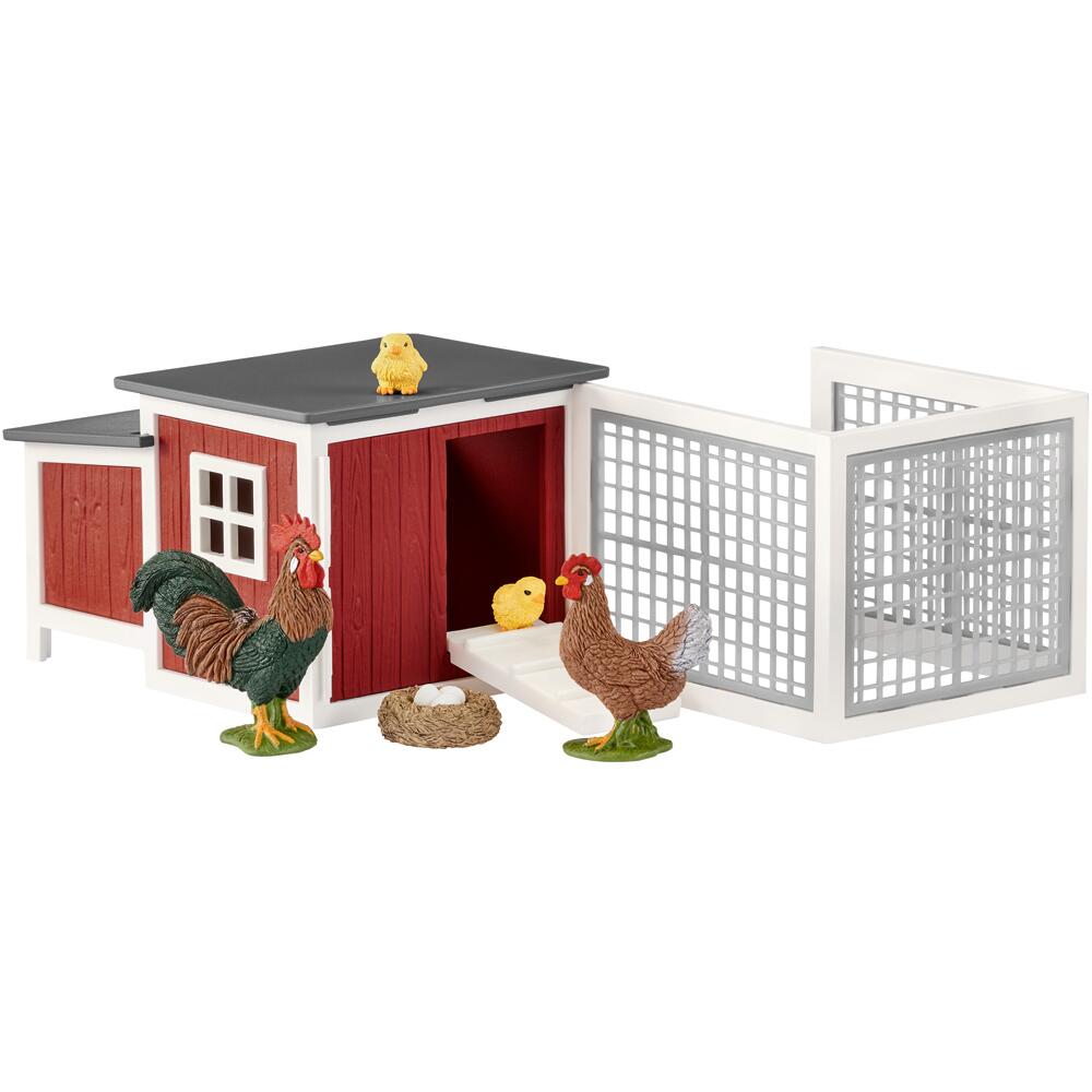 Schleich Farm World, Farm Animal Toys for Kids Ages 3+, 6-Piece Farm Animal  Set