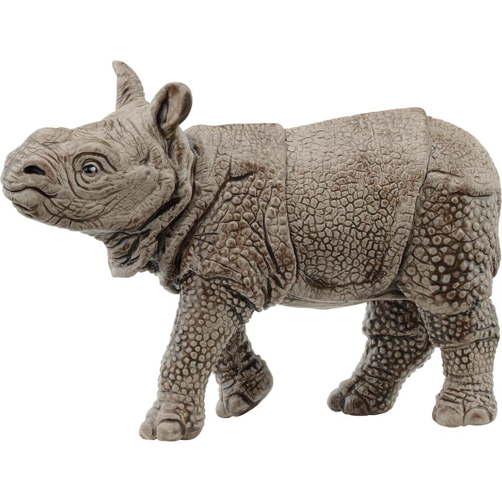 Schleich Wild Life Indian Rhinoceros Baby Figure for Ages 3+ 14860