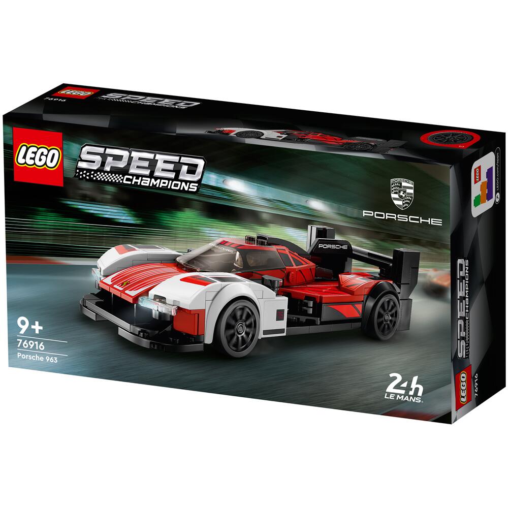LEGO Speed Champions Porsche 963 Prototype Racing Car Building Set 76916