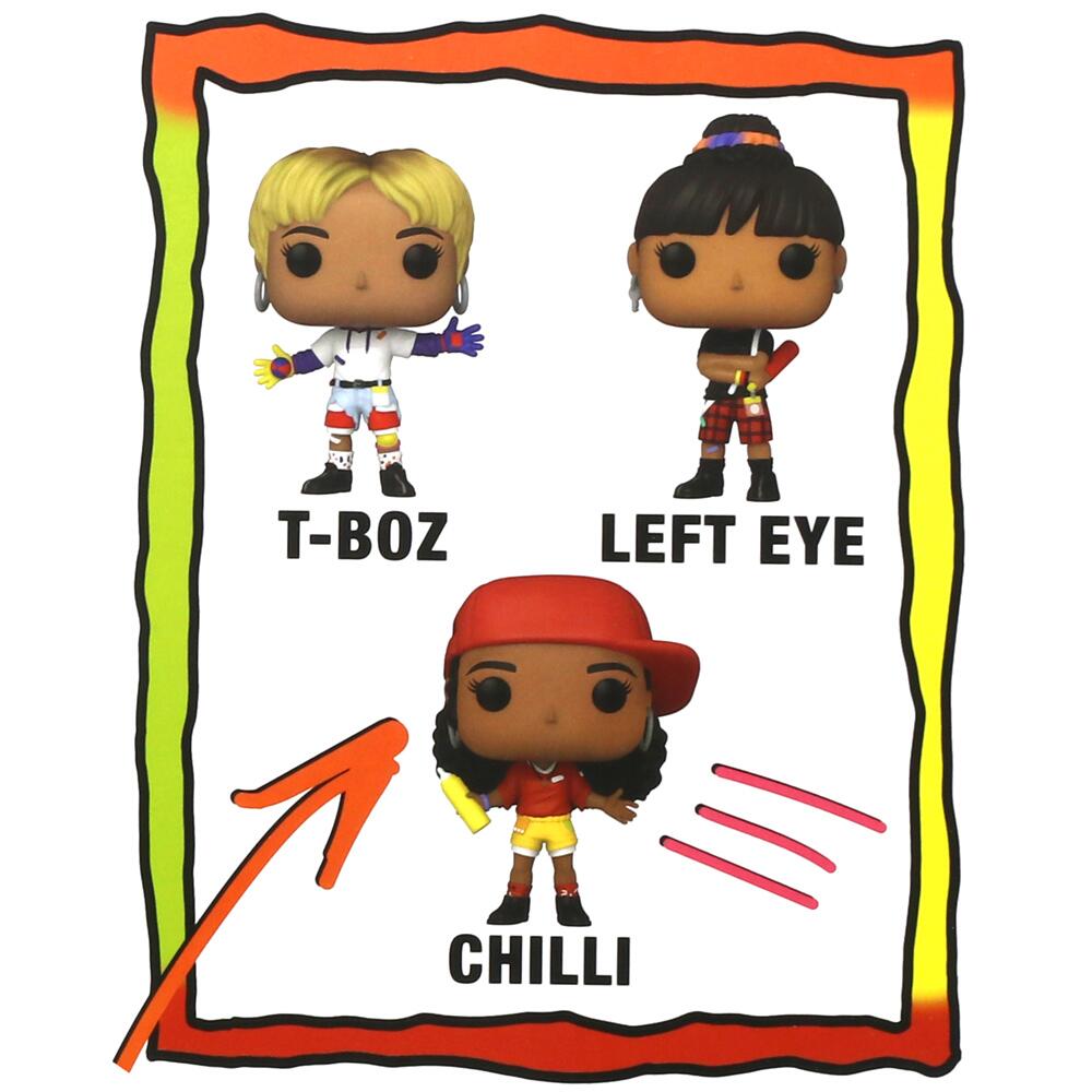 View 3 Funko POP! Albums TLC Oooh... On The TLC Tip Vinyl Figure Set with Hard Case #43 65776