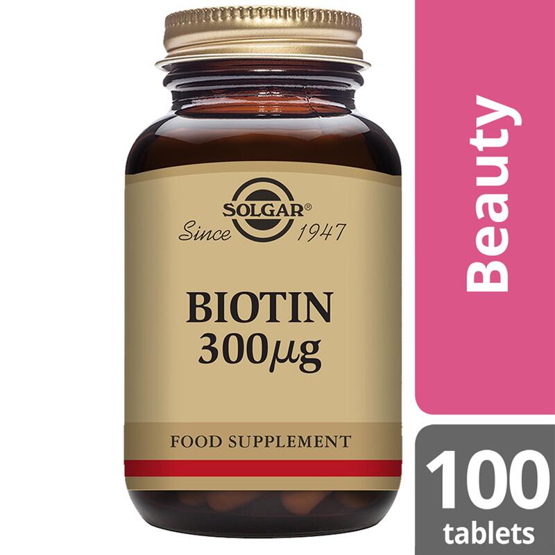 Solgar Biotin 300ug 100 Tablets SOLE280