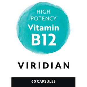 View 5 Viridian High Potency Vitamin B12 1000µg 60 Capsules 0204
